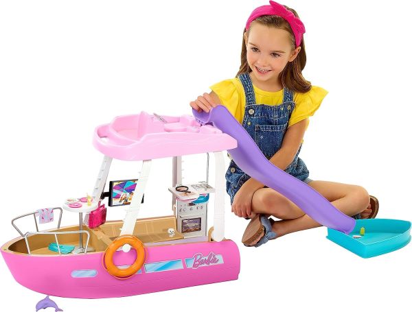 Barbie Pink Dream Boat Playset HJV37 - Image 2