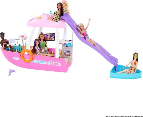 Barbie Pink Dream Boat Playset HJV37 - Image 3