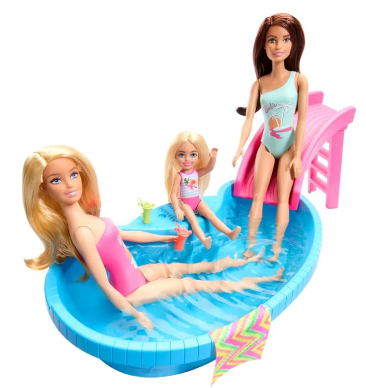 Barbie Pool with Doll Playset HRJ74 - Image 3