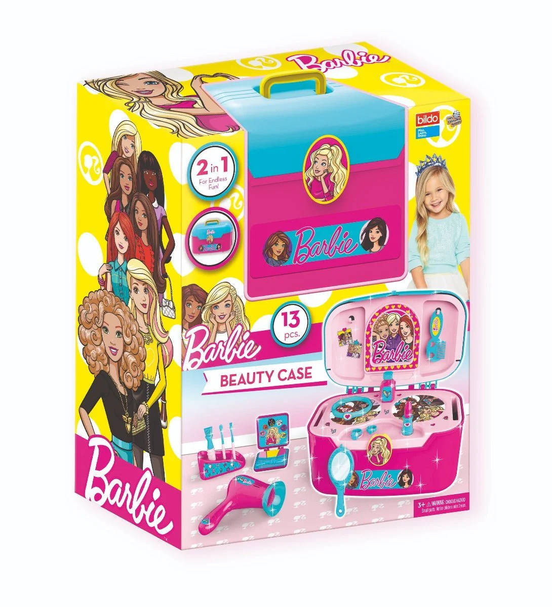 Barbie Portable Beauty Case Playset 2112