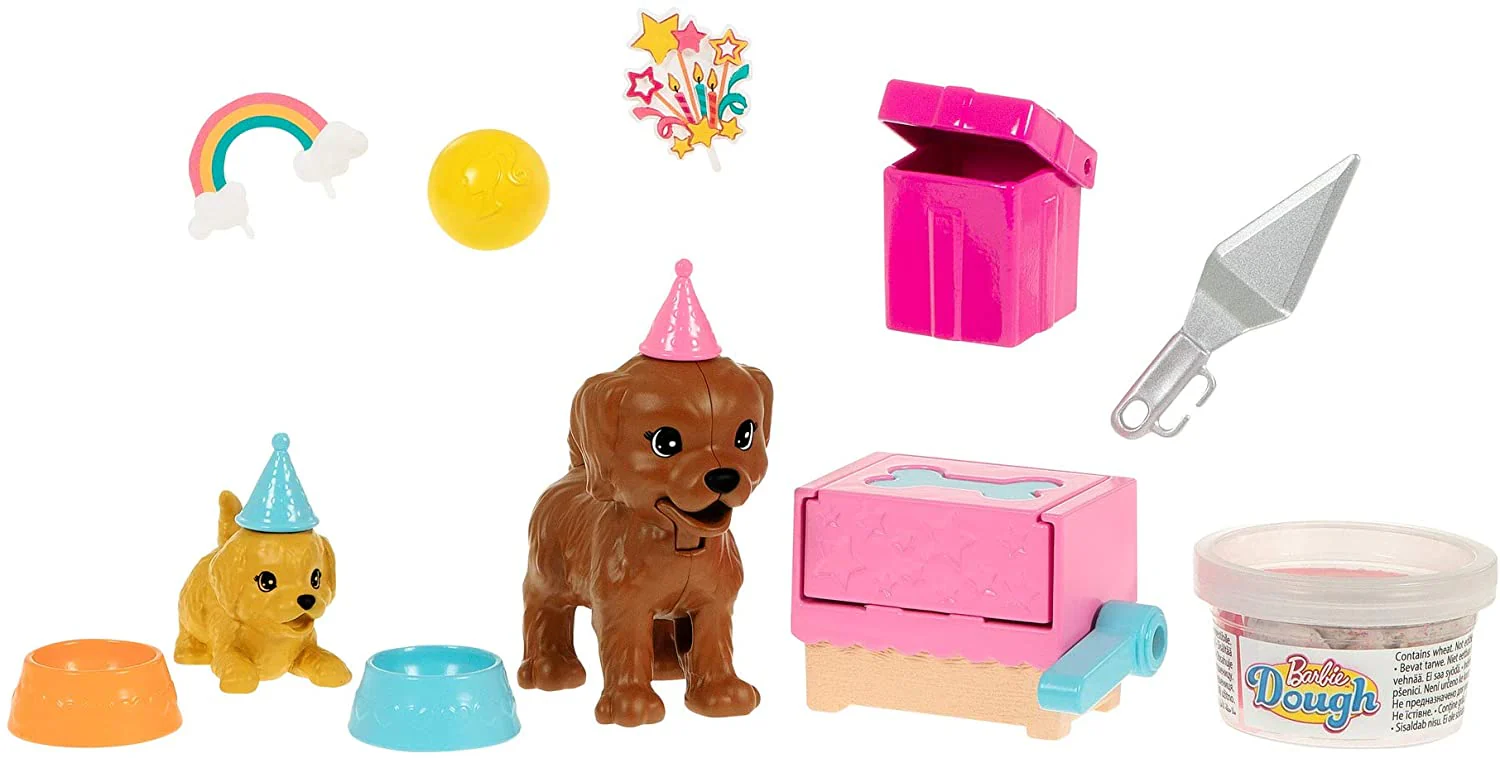 Barbie Puppy Party Doll And Playset GXV75 - Image 3