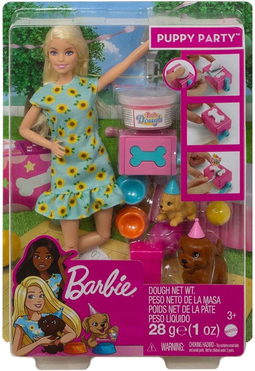 Barbie Puppy Party Doll And Playset GXV75 - Image 5