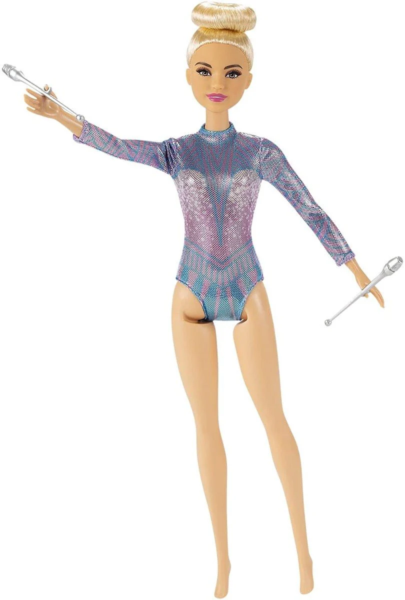 Barbie Rhythmic Gymnast Blonde Doll DVF50 - Image 5