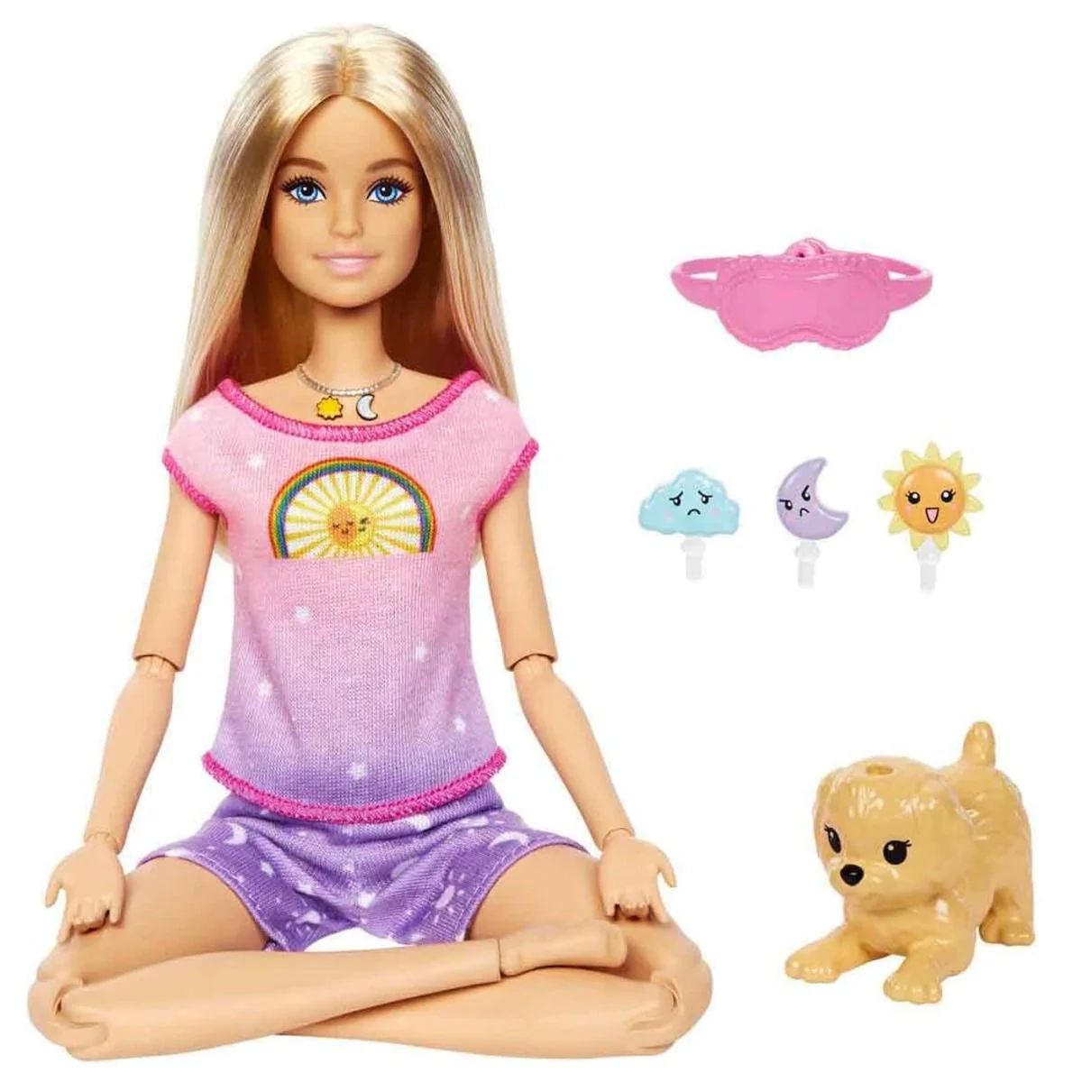 Barbie Rise & Relax Day to Night Meditation Doll HCN08 - Image 3