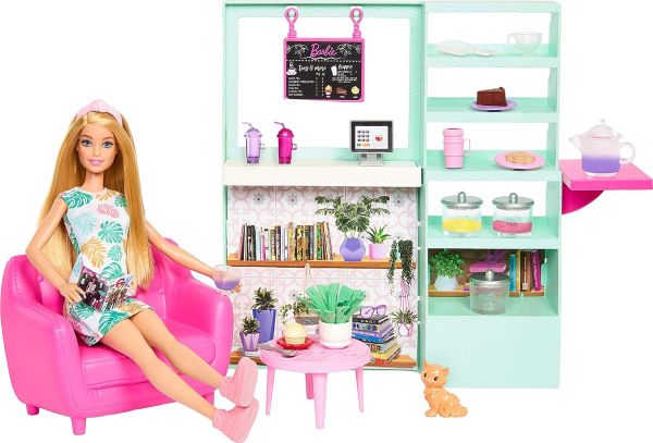 Barbie Self-care Tea Shop Playset HKT94