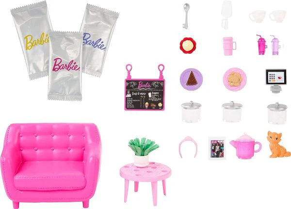 Barbie Self-care Tea Shop Playset HKT94 - Image 3