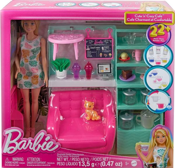 Barbie Self-care Tea Shop Playset HKT94 - Image 6