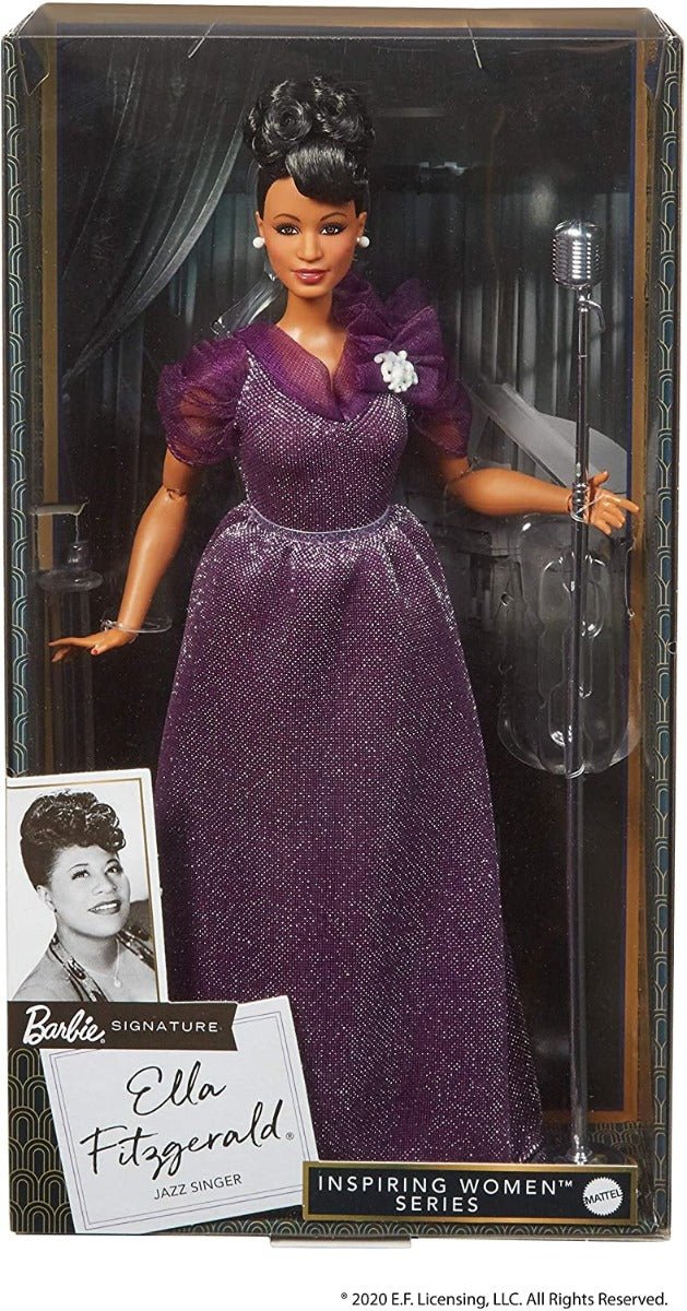 Barbie Signature Ella Fitzgerald Inspiring Women Collector Doll GHT86 - Image 7