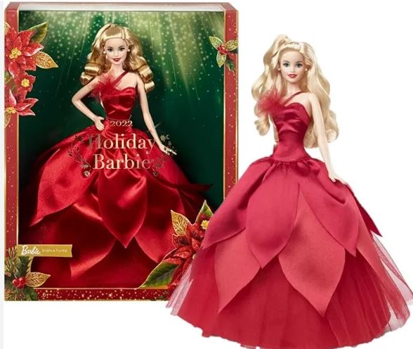Barbie Signature Holiday Doll with Blonde Hair