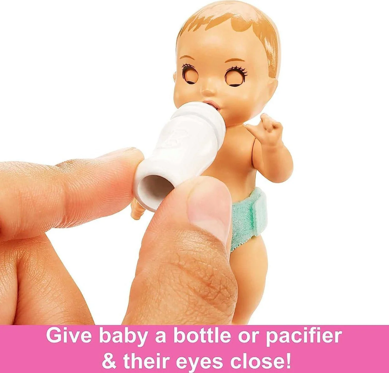 Barbie Skipper Babysitters Doll and Playset - Sleepy Baby Skipper HJY33 - Image 3