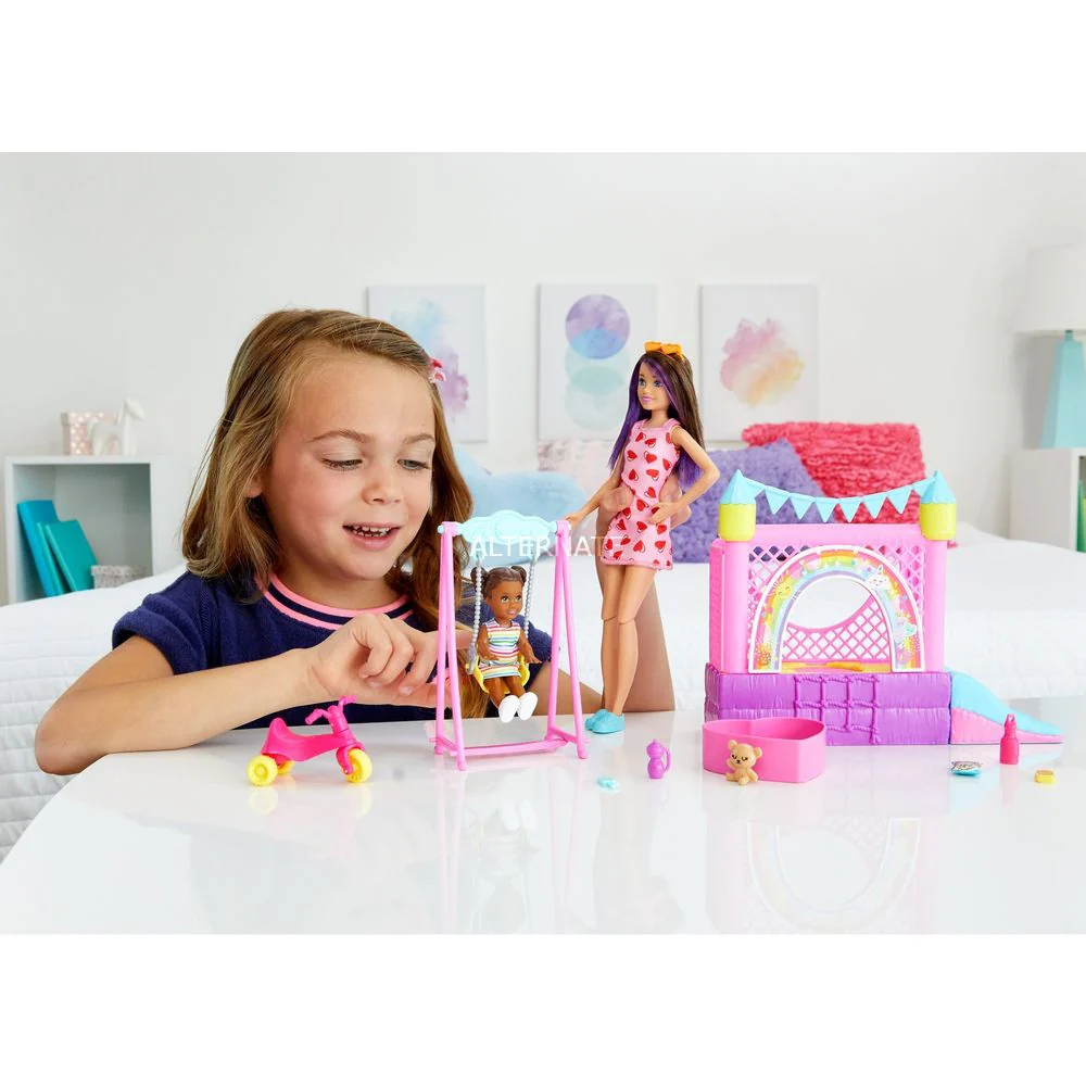 Barbie Skipper Babysitters Inc Bounce House Playset HHB67 - Image 7