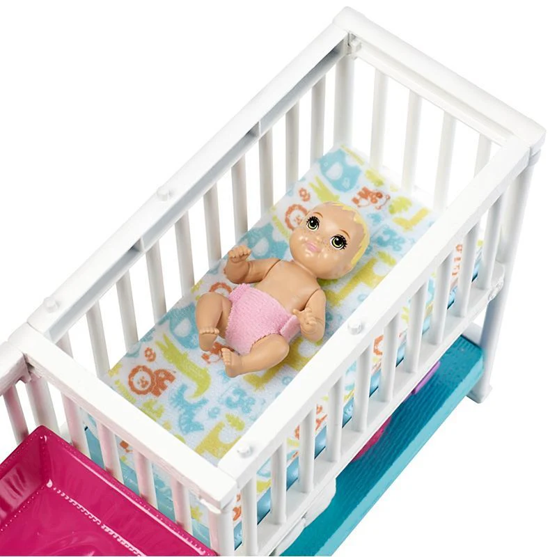 Barbie Skipper Babysitters Inc. Nap n Nurture Nursery Dolls GFL38 - Image 8