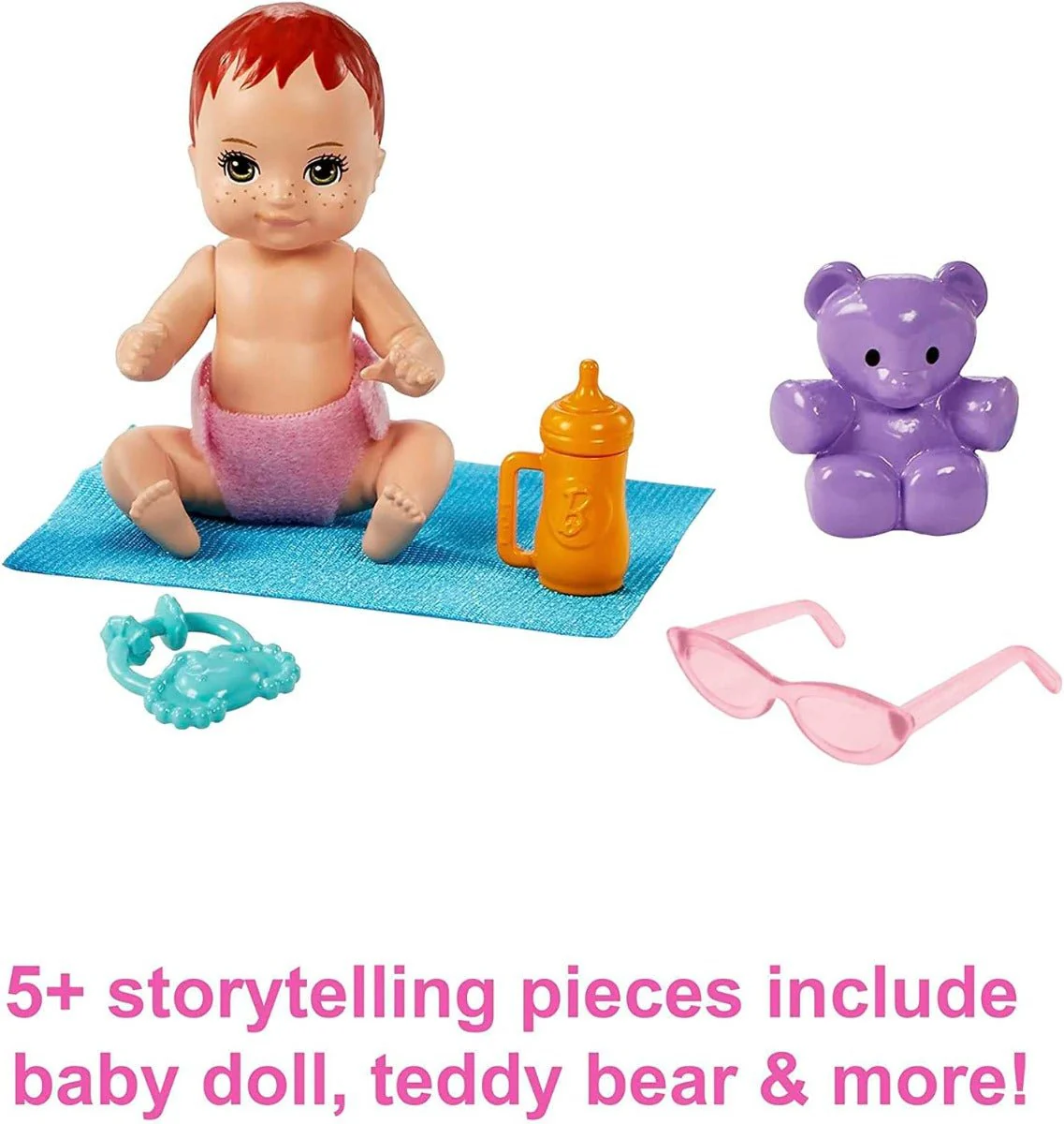 Barbie Skipper Babysitters Inc. Playset - Straight Brunette Hair FHY97/GXT34
