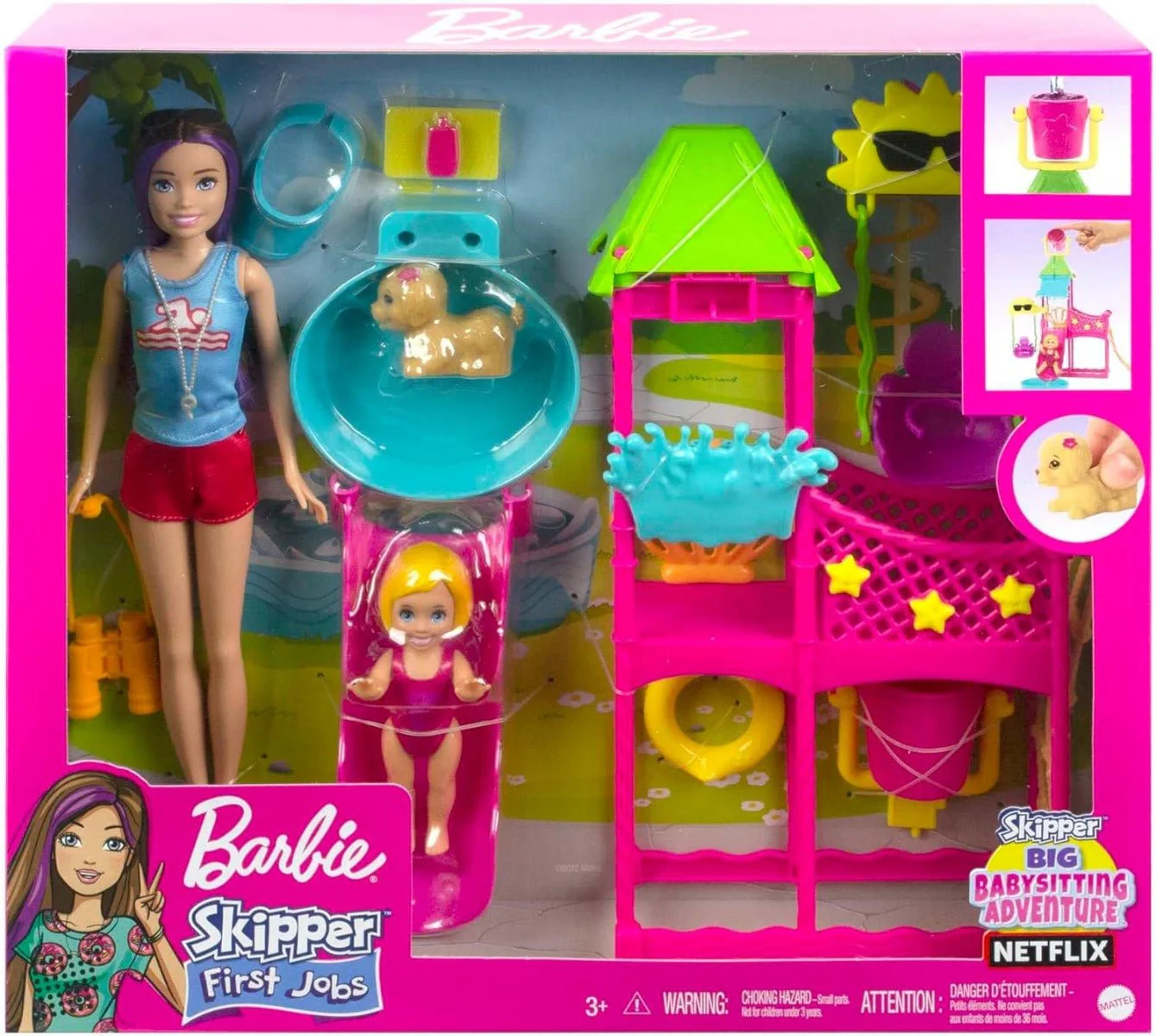 Barbie Skipper First Jobs Waterpark Playset with Doll HKD80 - Image 4