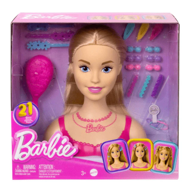 Barbie Styling Head and Accessories Blonde Hair HMD88