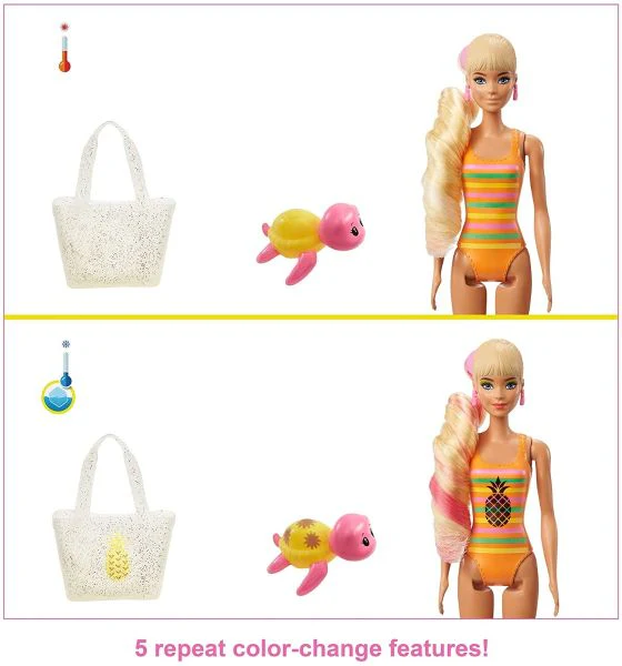 Barbie Ultimate Color Reveal Foam Doll - Pineapple Scent GTR91 - Image 2