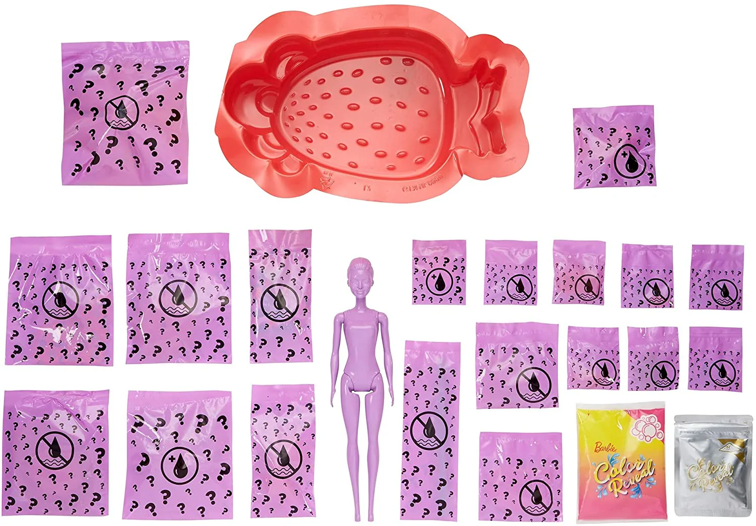 Barbie Ultimate Color Reveal Foam Doll - Strawberry Scent GTR91 - Image 6