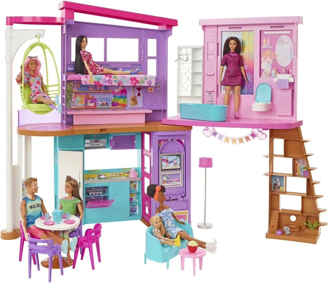 Barbie Vacation House Playset HCD50 - Image 2