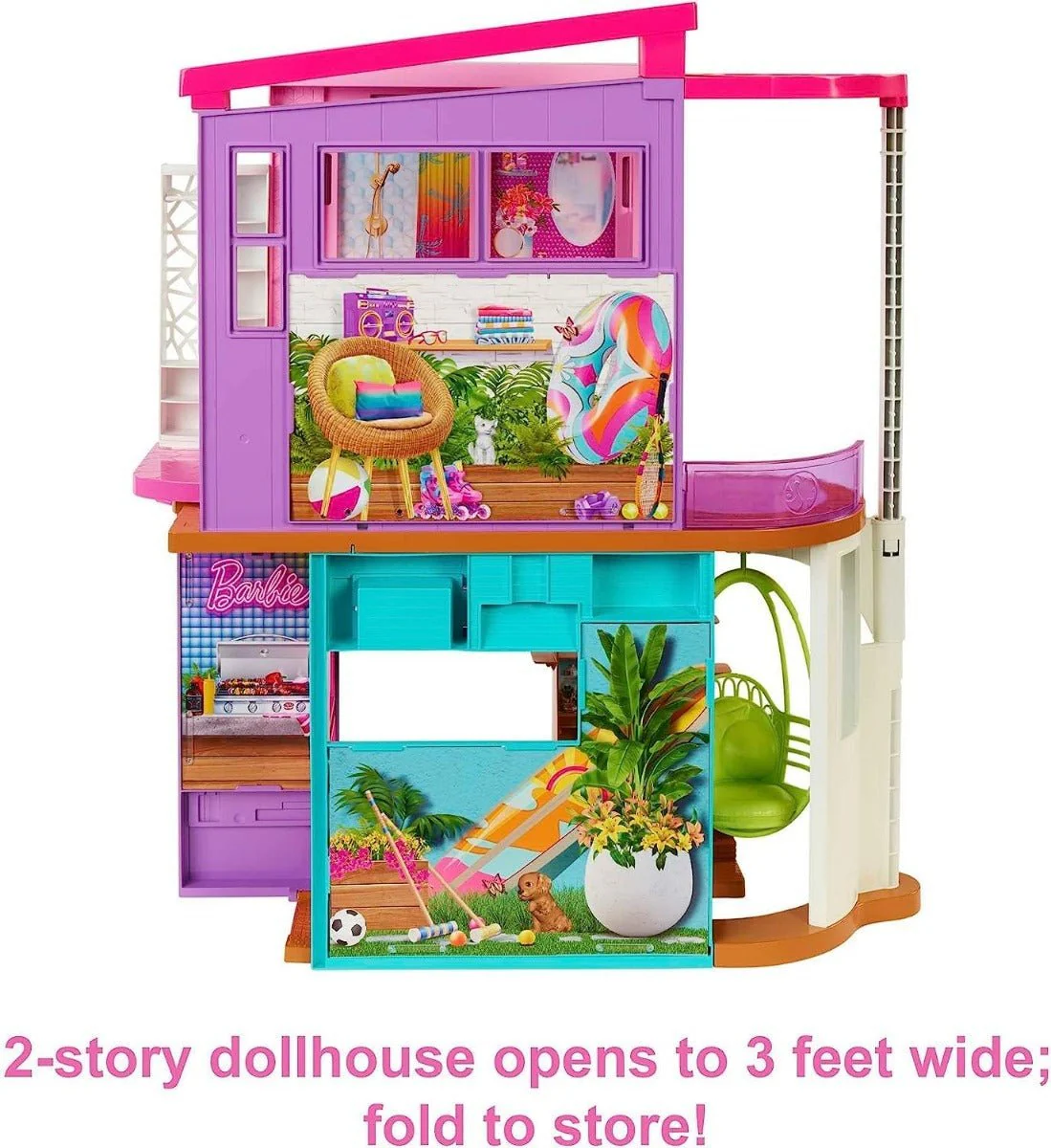 Barbie Vacation House Playset HCD50 - Image 4