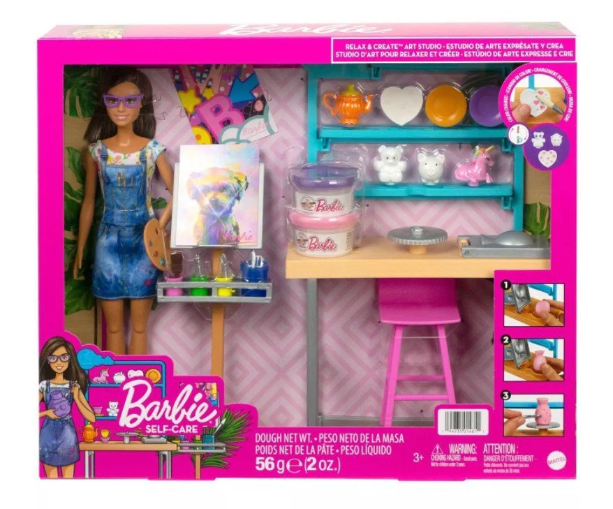 Barbie Wellness Relax & Create Art Studio HCM85