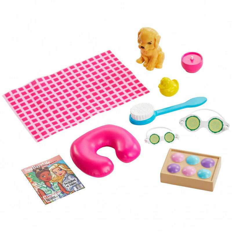 Barbie Wellness Spa Doll Blonde with Puppy GKH73 - Image 2