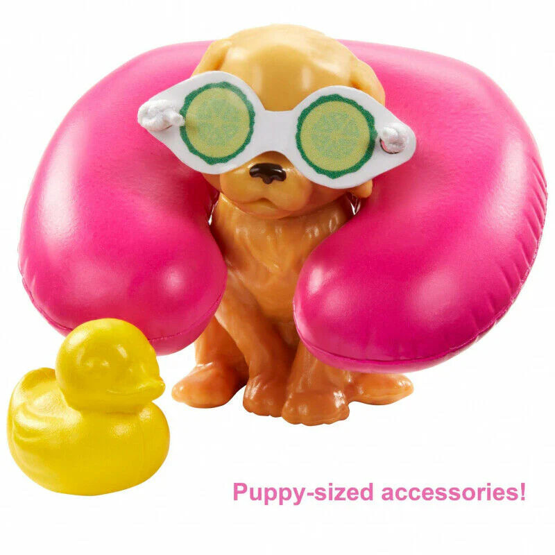 Barbie Wellness Spa Doll Blonde with Puppy GKH73 - Image 4