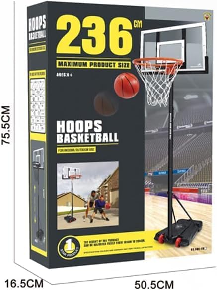 Basketball Stand Hoop 236cm 666-E6 - Image 6
