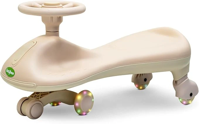 Premium Swing Car With Light & Music Pink MN072