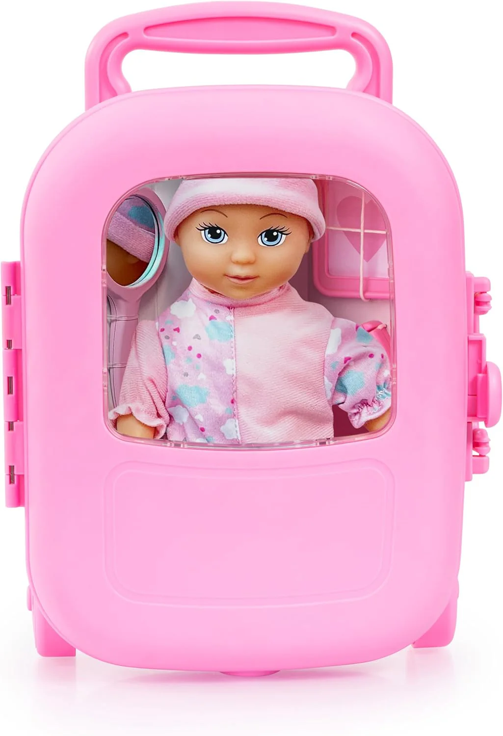 Bayer Design Doll Travel Playset with Trolley and Accessories – 28cm Doll (Model: 92805AC) - Image 2