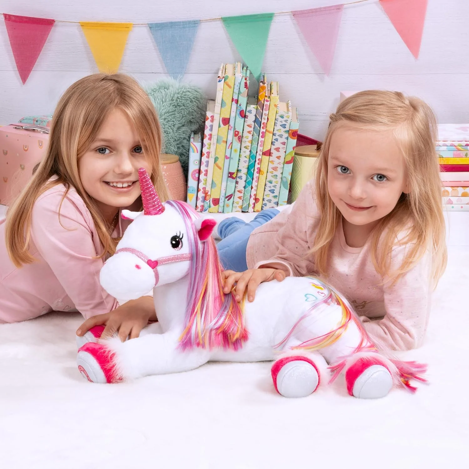 Bayer Design Magical Plush Unicorn – Interactive Light & Sound Toy (Model 69536AA) - Image 5