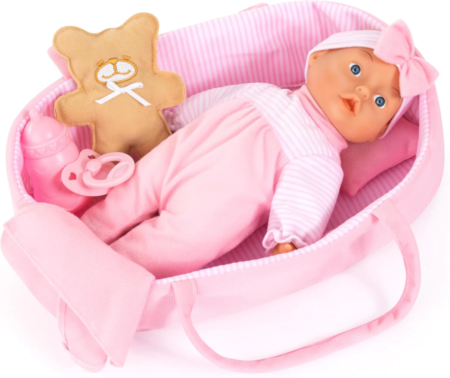 Bayer Doll Set In Basket 28-Cm 92866AR - Image 2