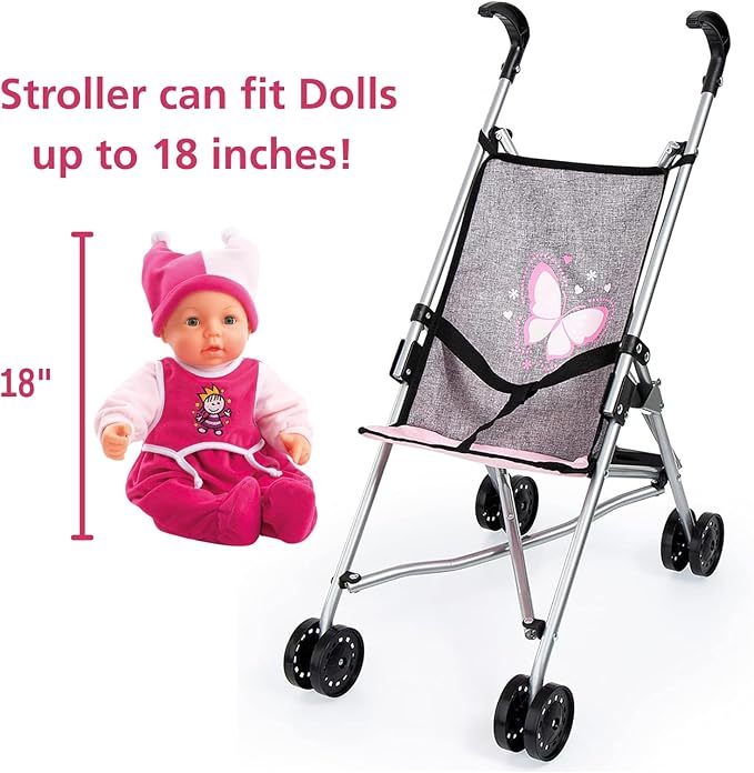 Bayer Dolls Buggy Black Fits 46Cm 30533AA - Image 6