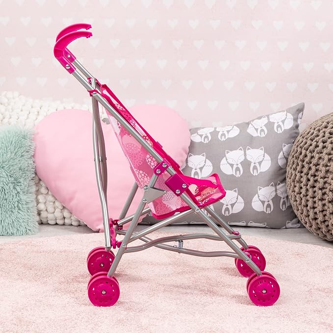 Bayer Dolls Buggy Pink Fits 46-Cm 30541AA - Image 3