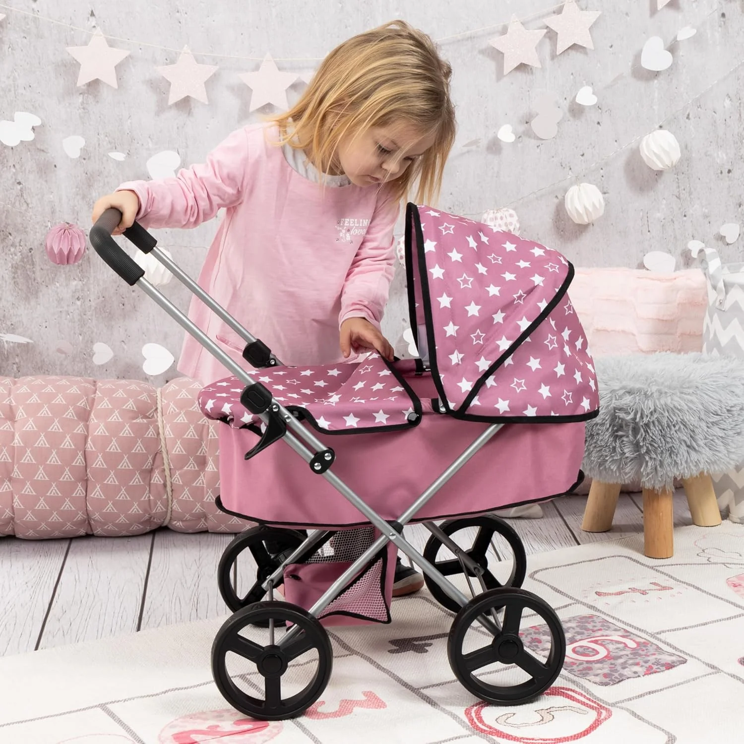 BAYER NEW SMALL PRAM GO FITS 40CM DOLLS - Image 5
