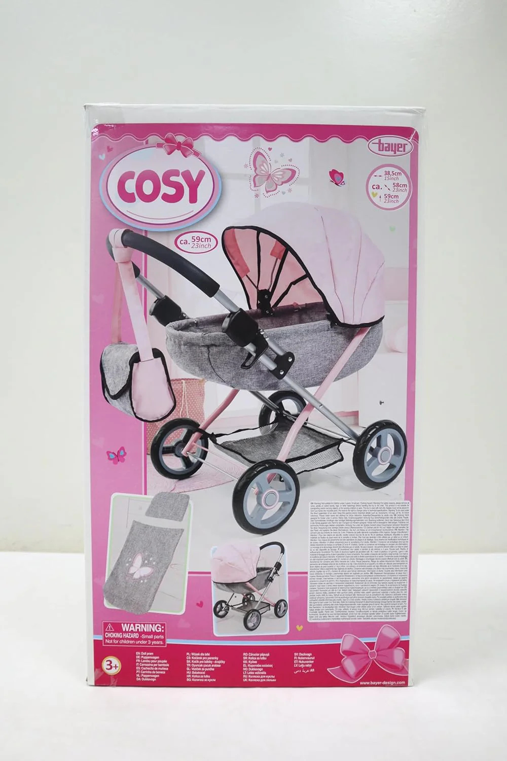 Bayer Pram Set Cosy Fits 46-Cm Dolls 12760AA - Image 3