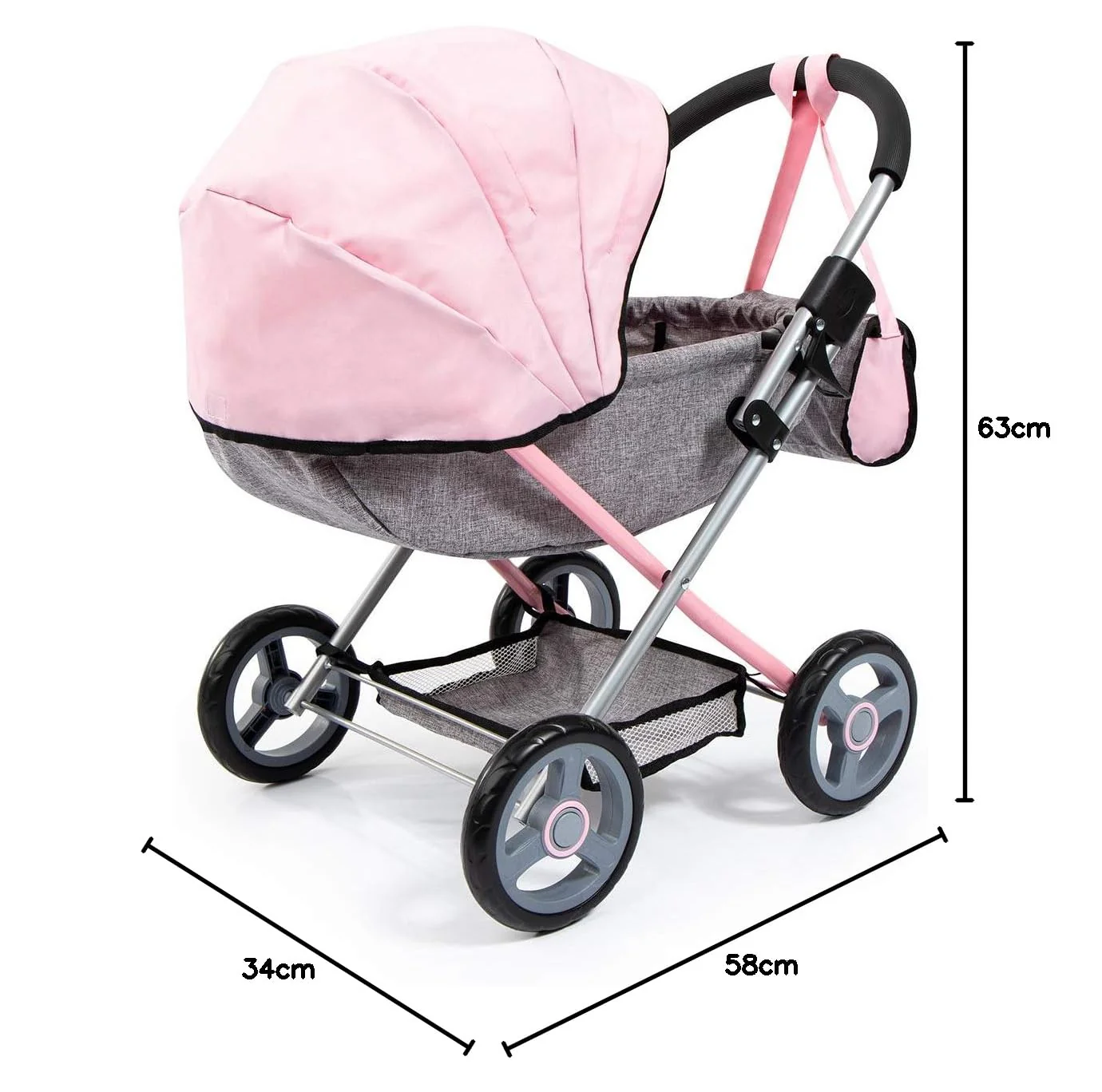 Bayer Pram Set Cosy Fits 46-Cm Dolls 12760AA - Image 4