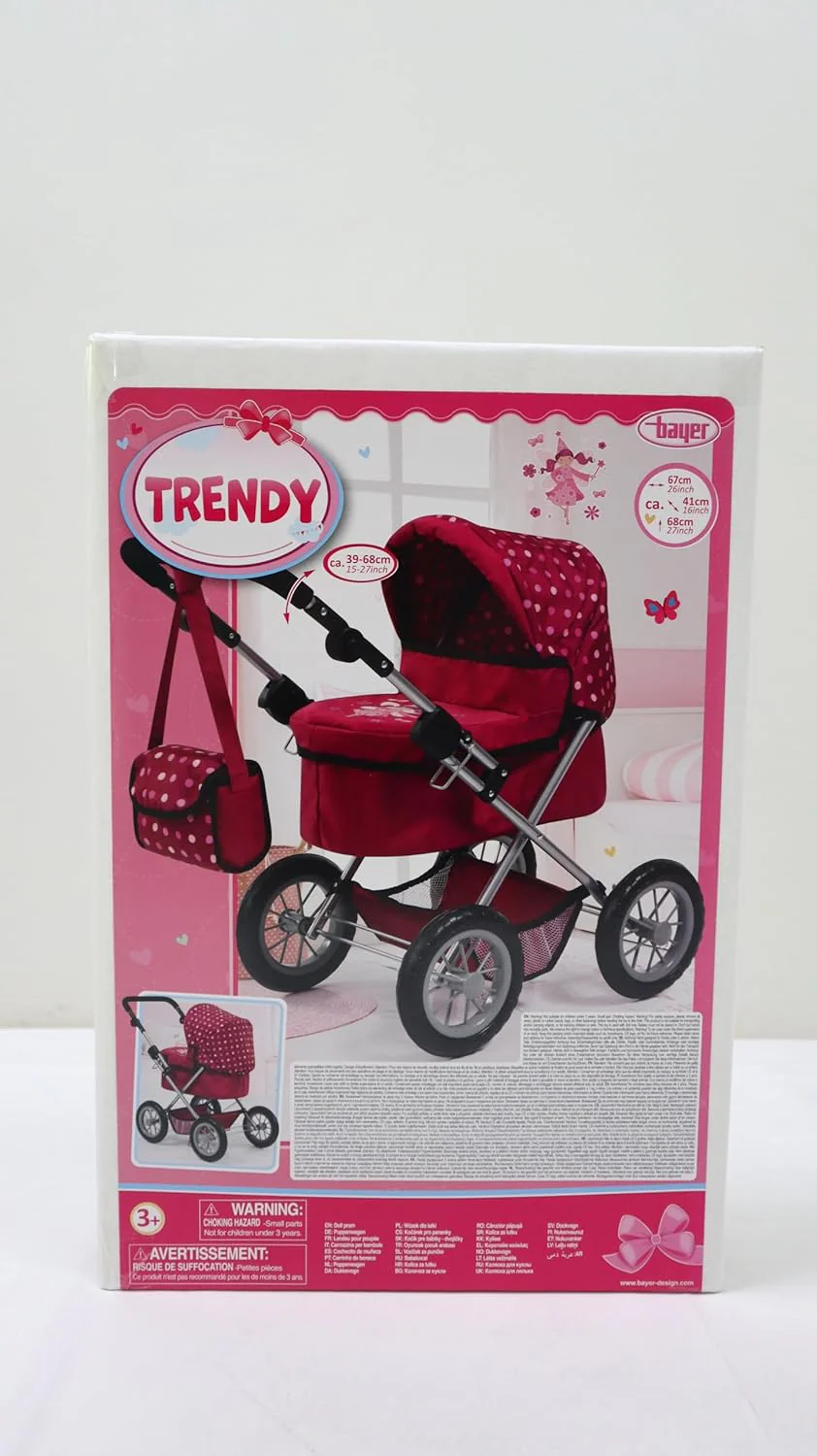 Bayer Pram Set Trendy Fits 46-Cm Dolls 13067AA - Image 7