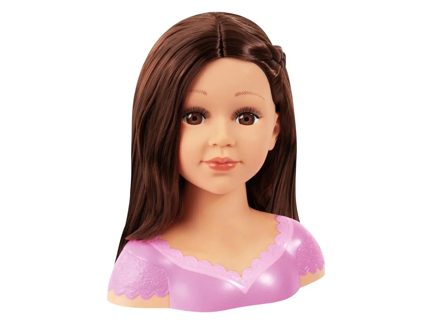 Bayer Top Model Styling Head Brown Hair And Eyes 90088AK - Image 4