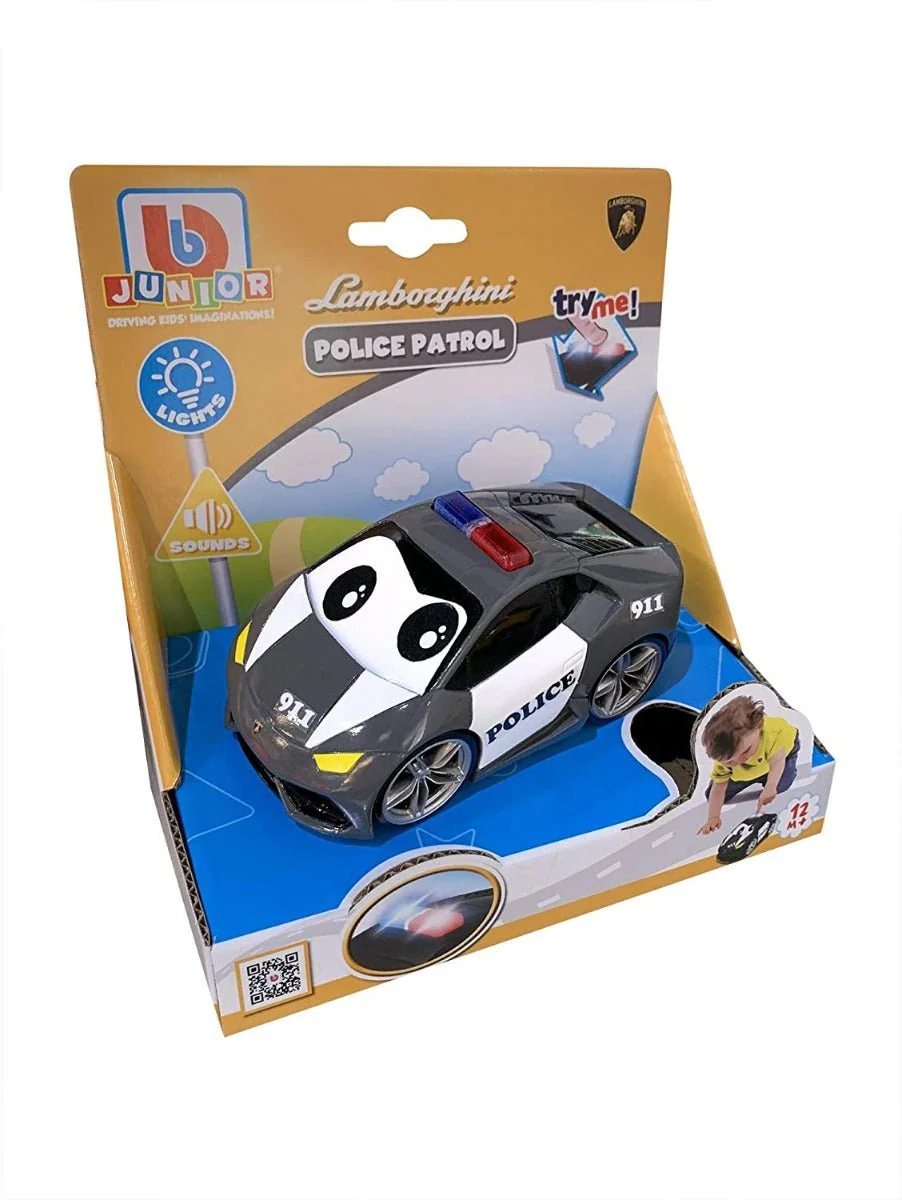 BB Junior Lamborghini Police Patrol with Lights and Sound 16-81206 - Image 2