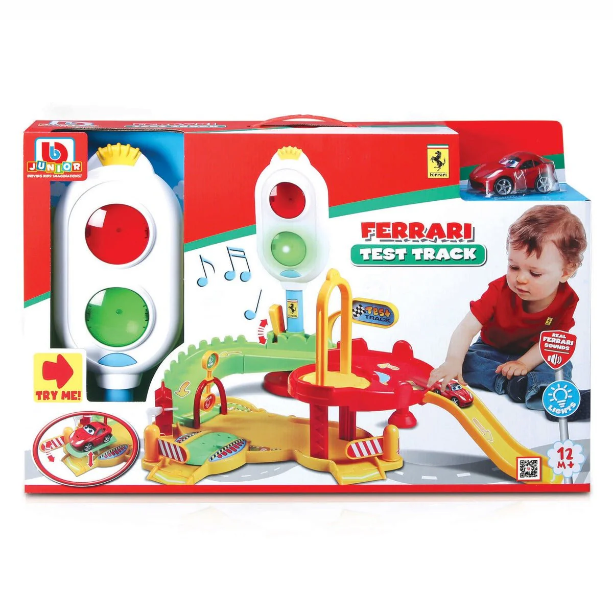 BB Junior Play & Go Ferrari Test Track 16-88801 - Image 2