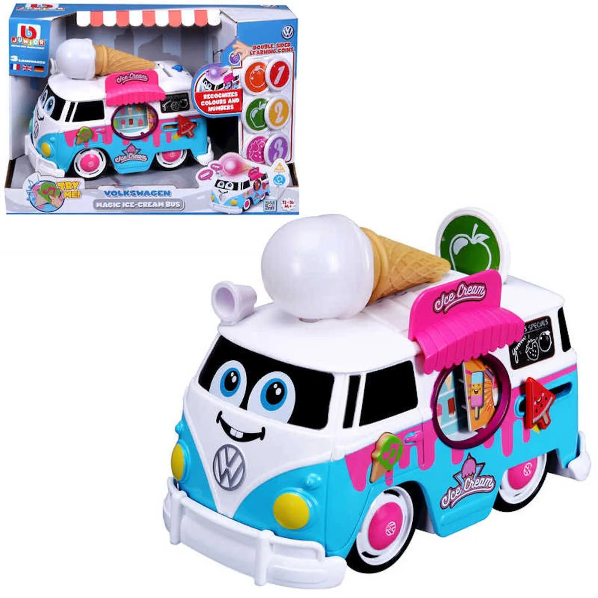 BB Junior Volkswagen Magic Ice Cream Bus 16-88610