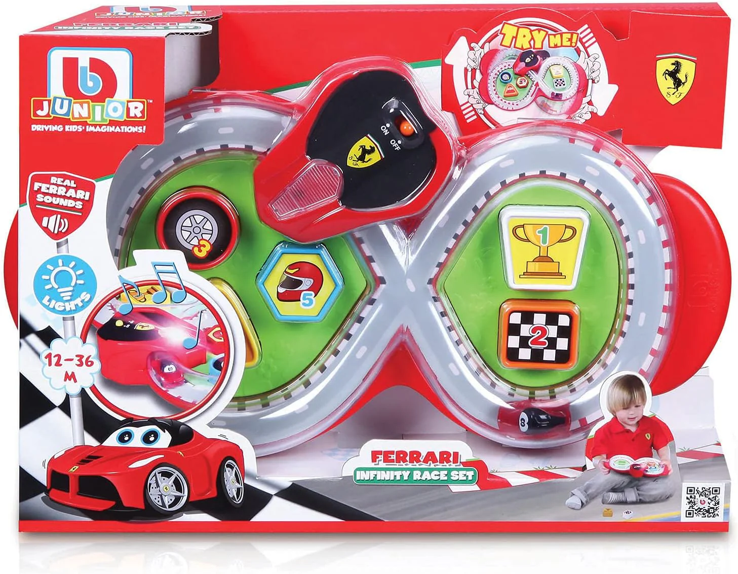 BBJunior Ferrari Infinity Race Set 16-81401