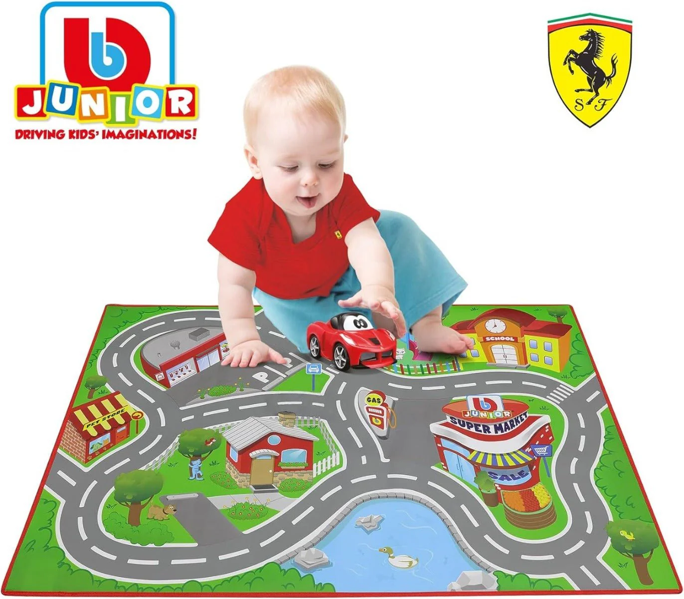 BBJunior Ferrari Junior City Playmat 16-85008
