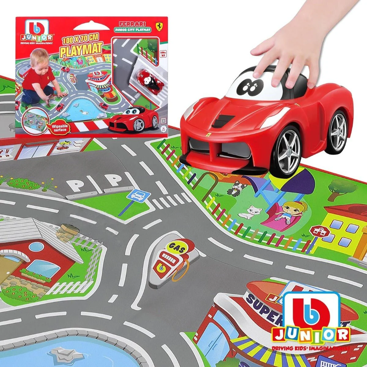 BBJunior Ferrari Junior City Playmat 16-85008 - Image 5