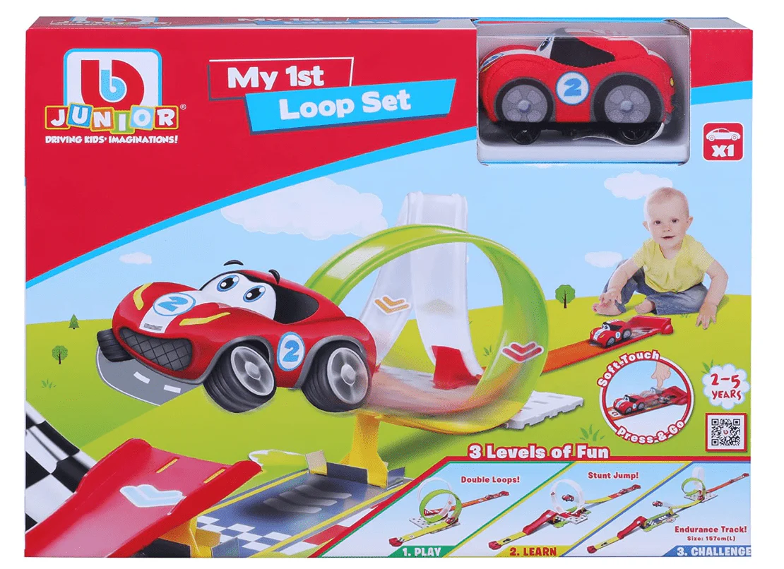 BBJunior My 1st Loop Set with 1pc Motorized Soft Car 16-88616