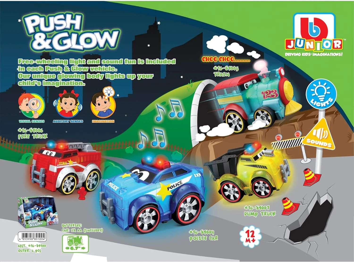 BBJunior Push And Glow Fire Truck 16-89006 - Image 4