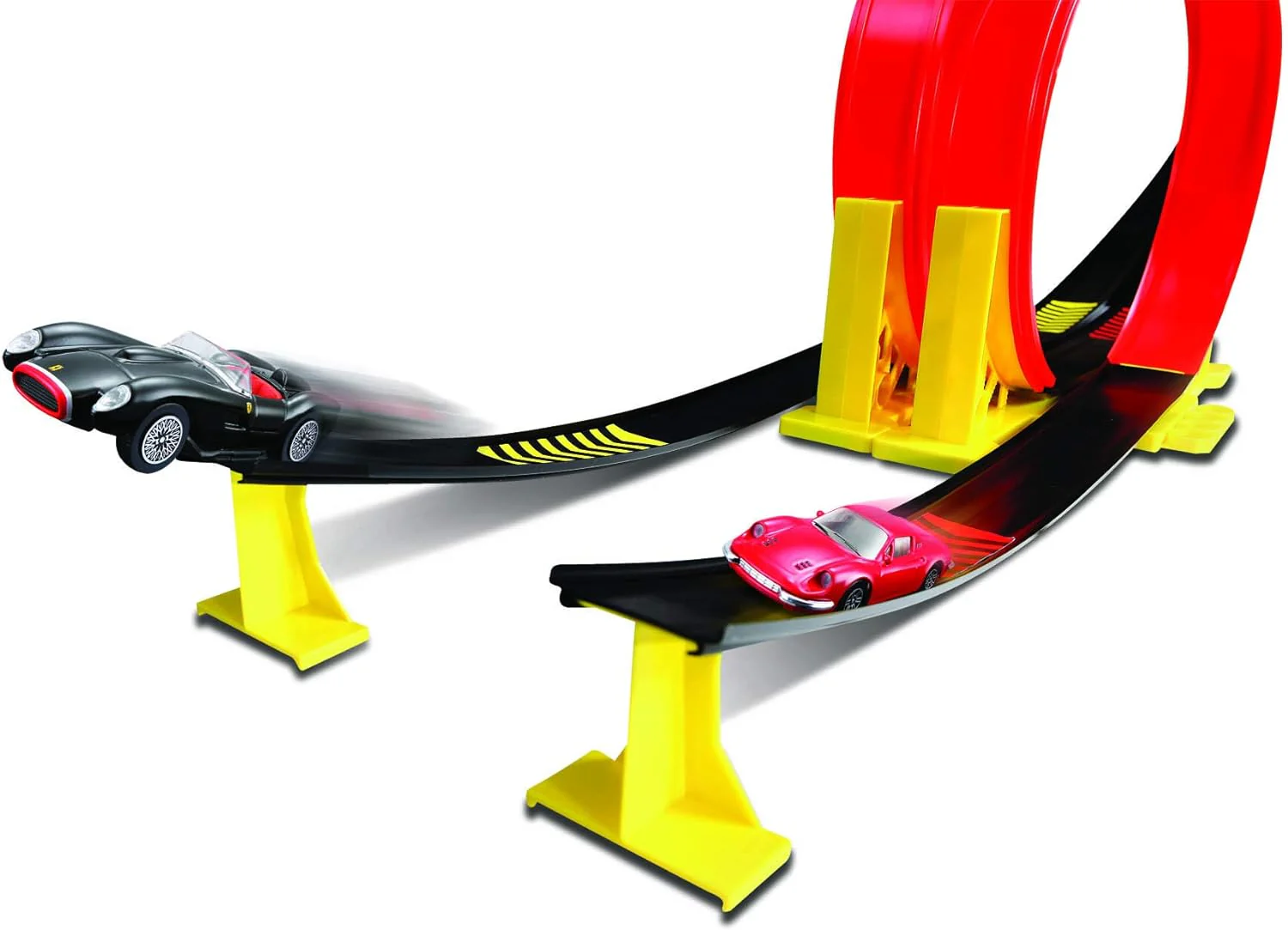 BBurago Ferrari Race And Play Dual Loop Playset - Image 3