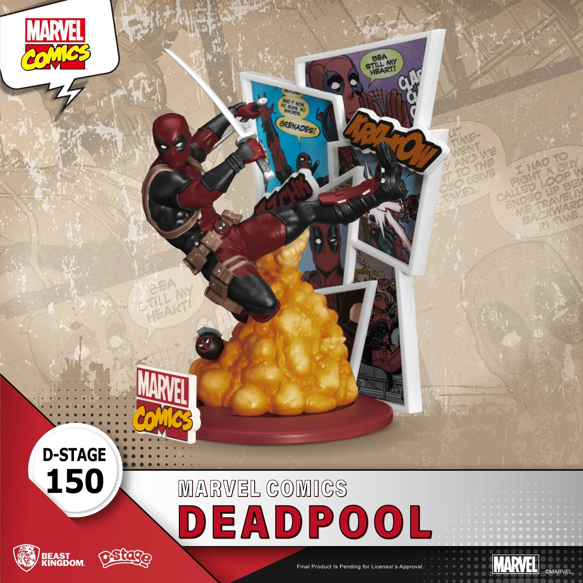 Beast Kingdom Marvel Comics Deadpool DS-150 - Image 3