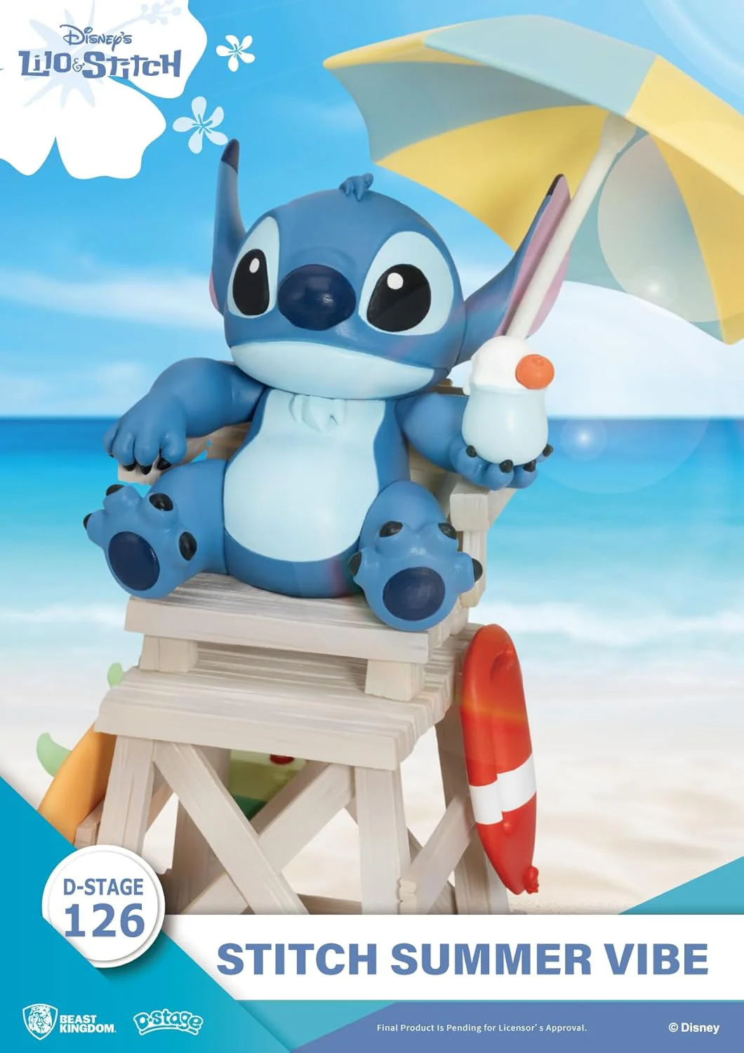 Beast Kingdom Stitch Summer Vibe DS-126 - Image 3