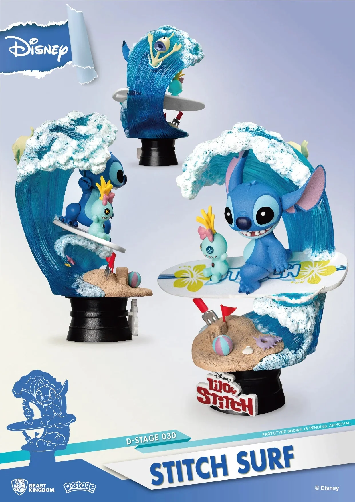 Beast Kingdom Stitch Surf DS-030 - Image 5
